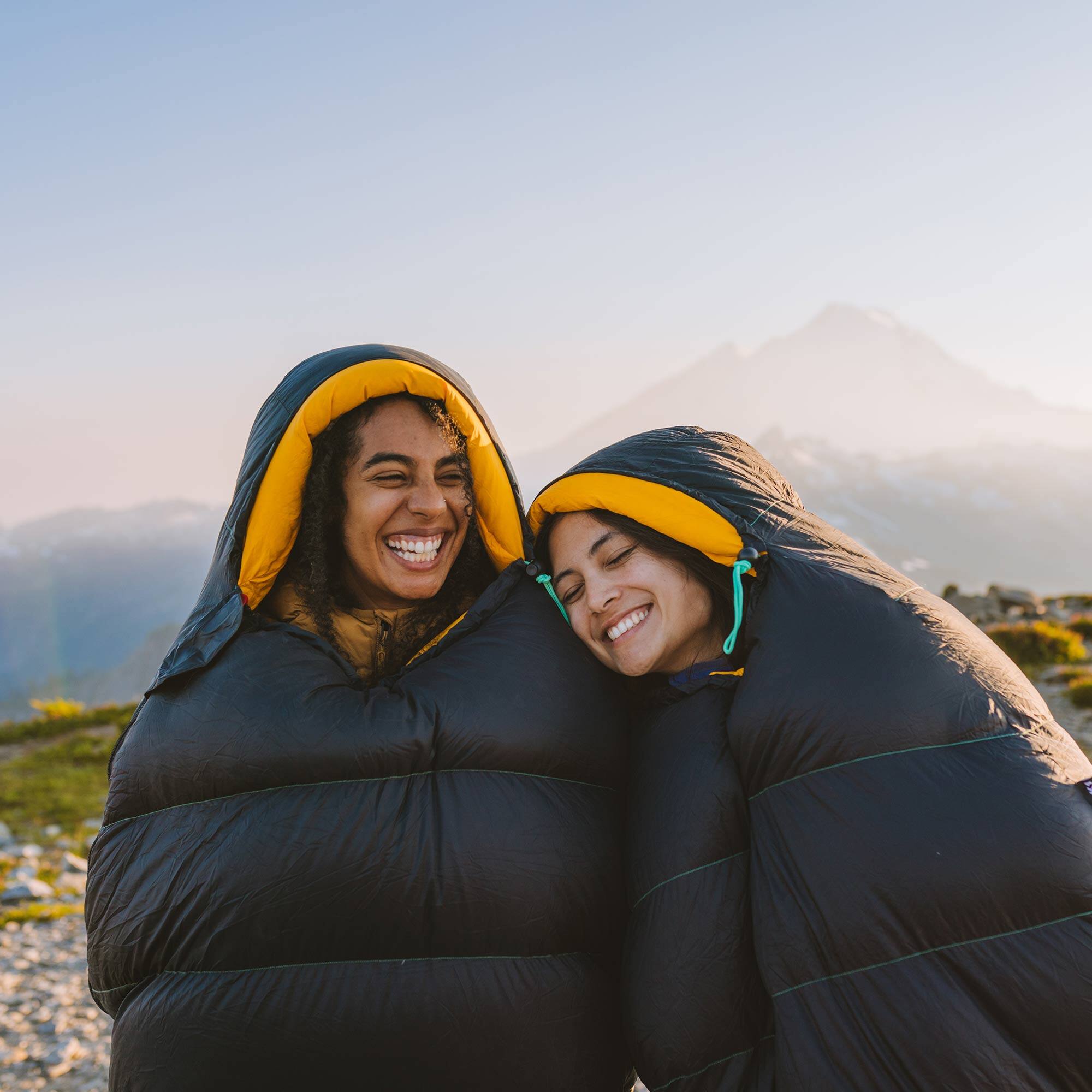 Alt View 8. Coleman - Coleman PEAK1 0 Degrees Fahrenheit 1 Person Nylon Mummy Sleeping Bag, Black - Black.