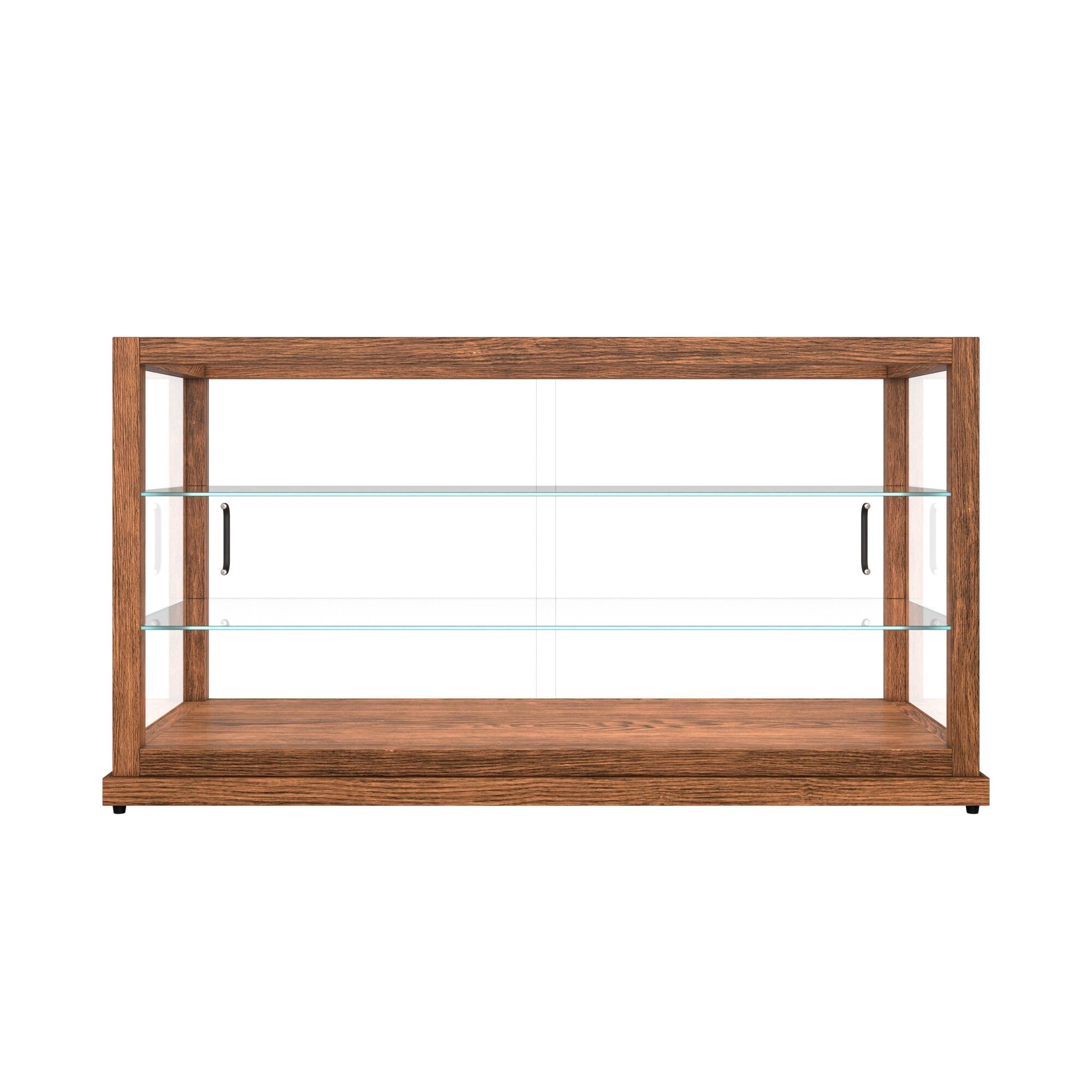 Alt View 6. Koolmore - 44 In. Artisan Horizontal Dark Wooden Bakery Display Case 9 Cu. ft. (KM-BDW-44D) - Dark ash wood color.