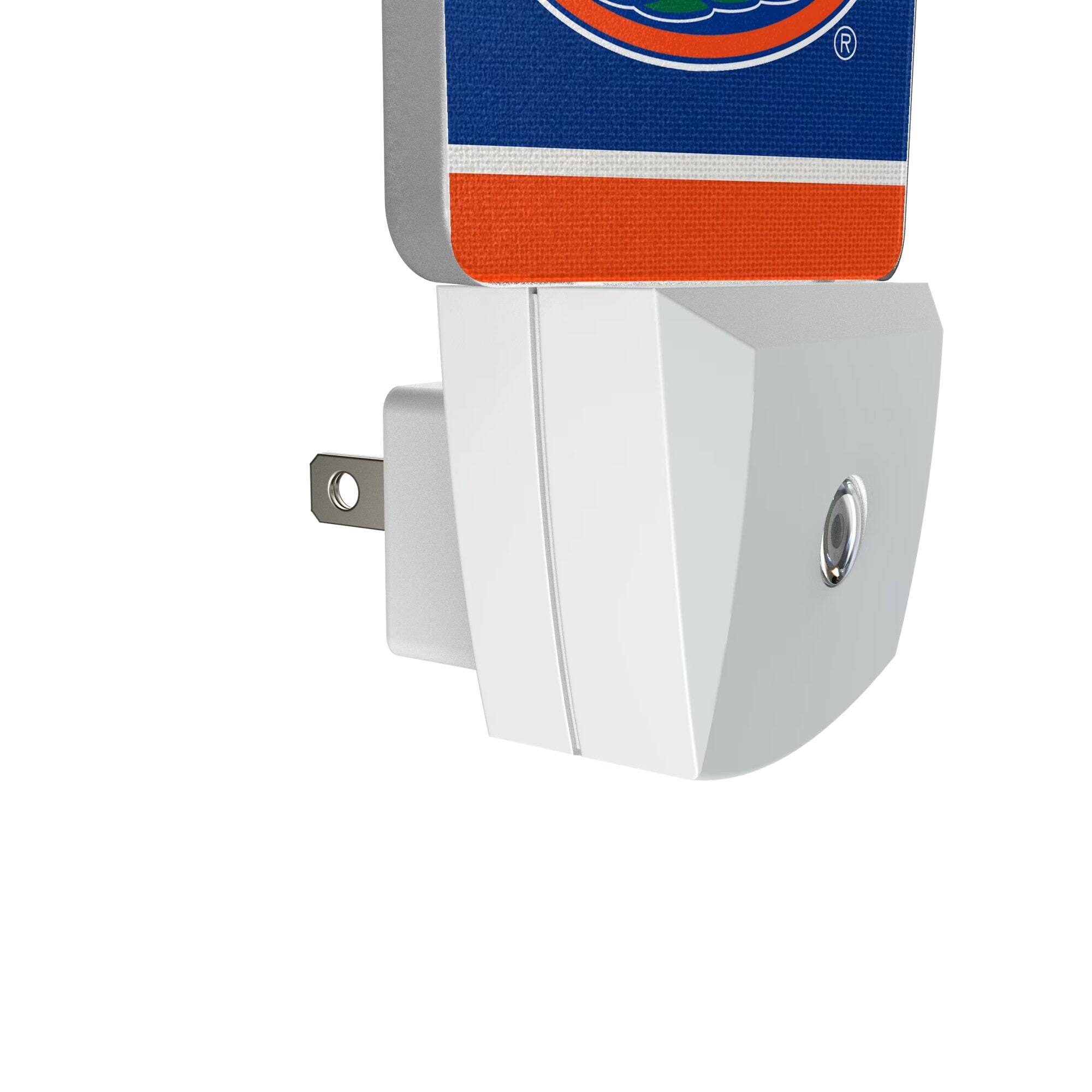 Alt View 2. Keyscaper - Florida Gators Stripe Design Nightlight 2-Pack - Multicolor.