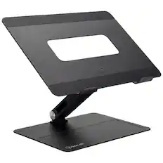 Front. Bonelk - BonElk Elevate Adjustable Non-Slip Pivot and Tilt Laptop Stand for 11" to 17" Notebooks - Black.