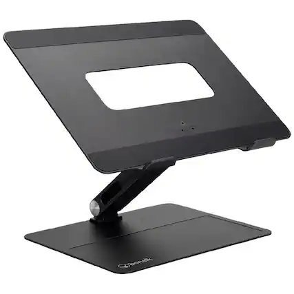 Front. Bonelk - BonElk Elevate Adjustable Aluminum Laptop Stand - Black.