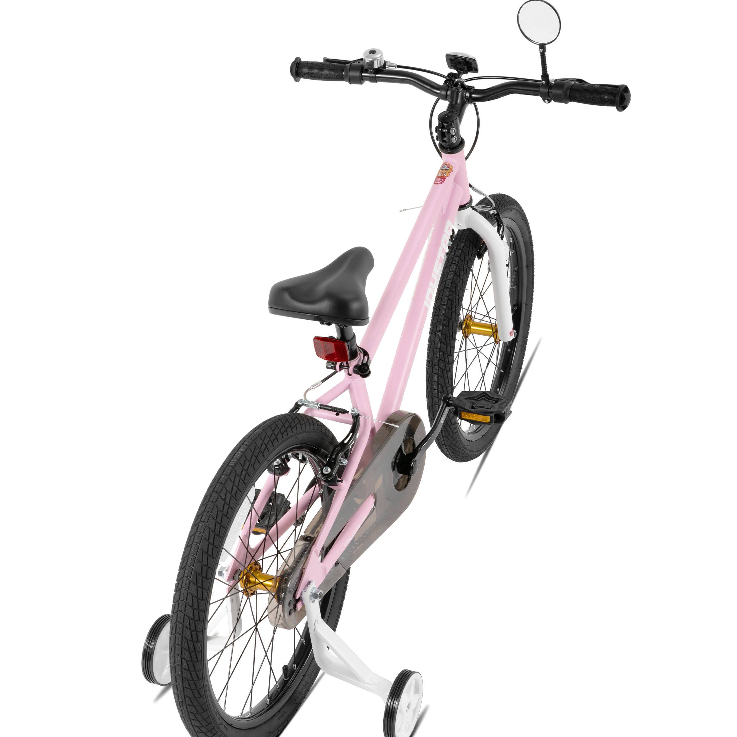 Alt View 2. JOYSTAR - JOYSTAR Lomand 20" Kids Bike with Training Wheels, Dual V-Brake Kids Bicycle for Boys Girls Ages 7-13, Pink - Pink.