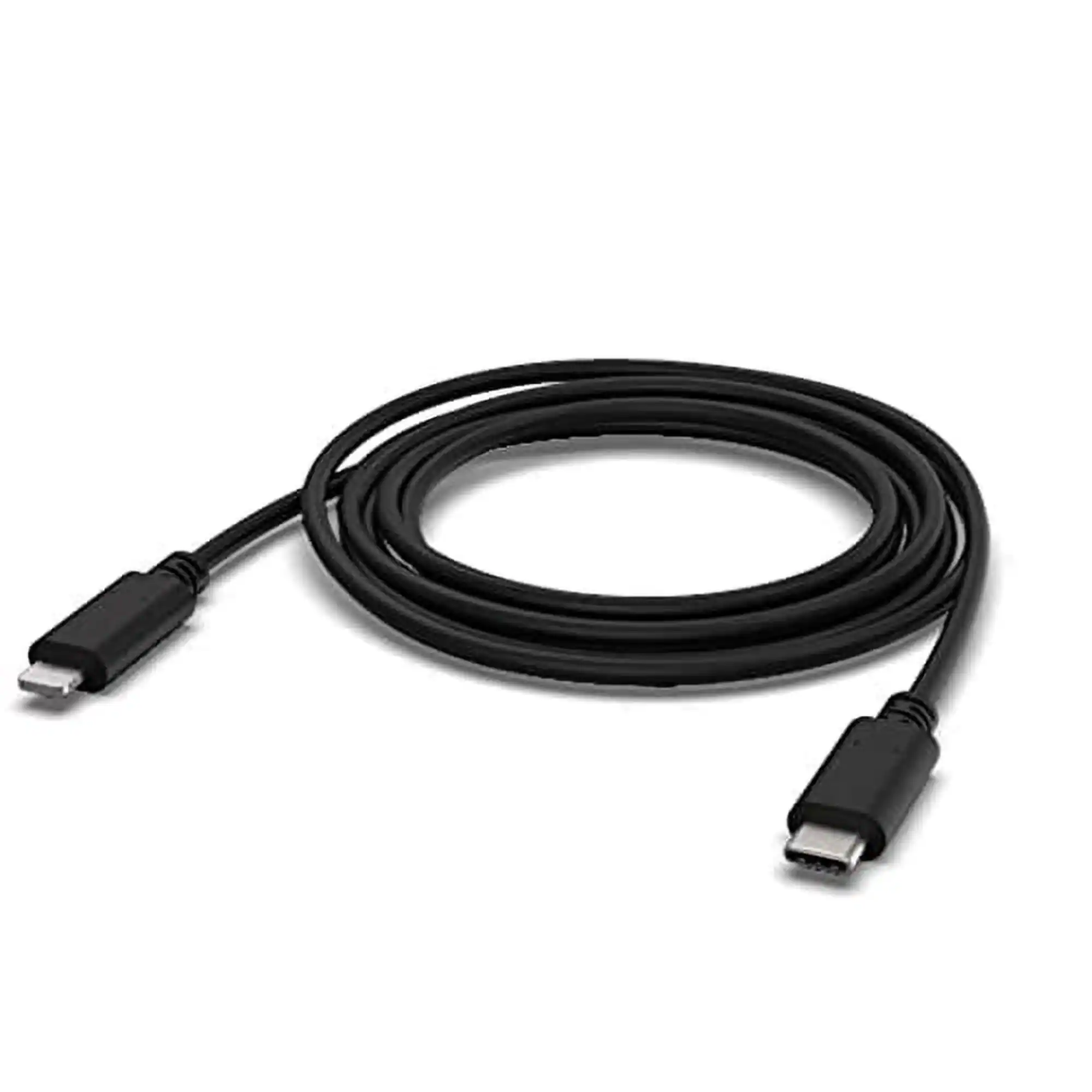 PhoneSoap - Charging Cable, Apple, Compatible with iPhones and iPads (6 Foot, USB-C to Lightning) - Black