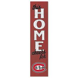 Jardine - St. Cloud State Huskies 12" x 48" This Home Leaner - Red