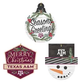 Jardine - Texas A&M Aggies Ornament Bundle - White