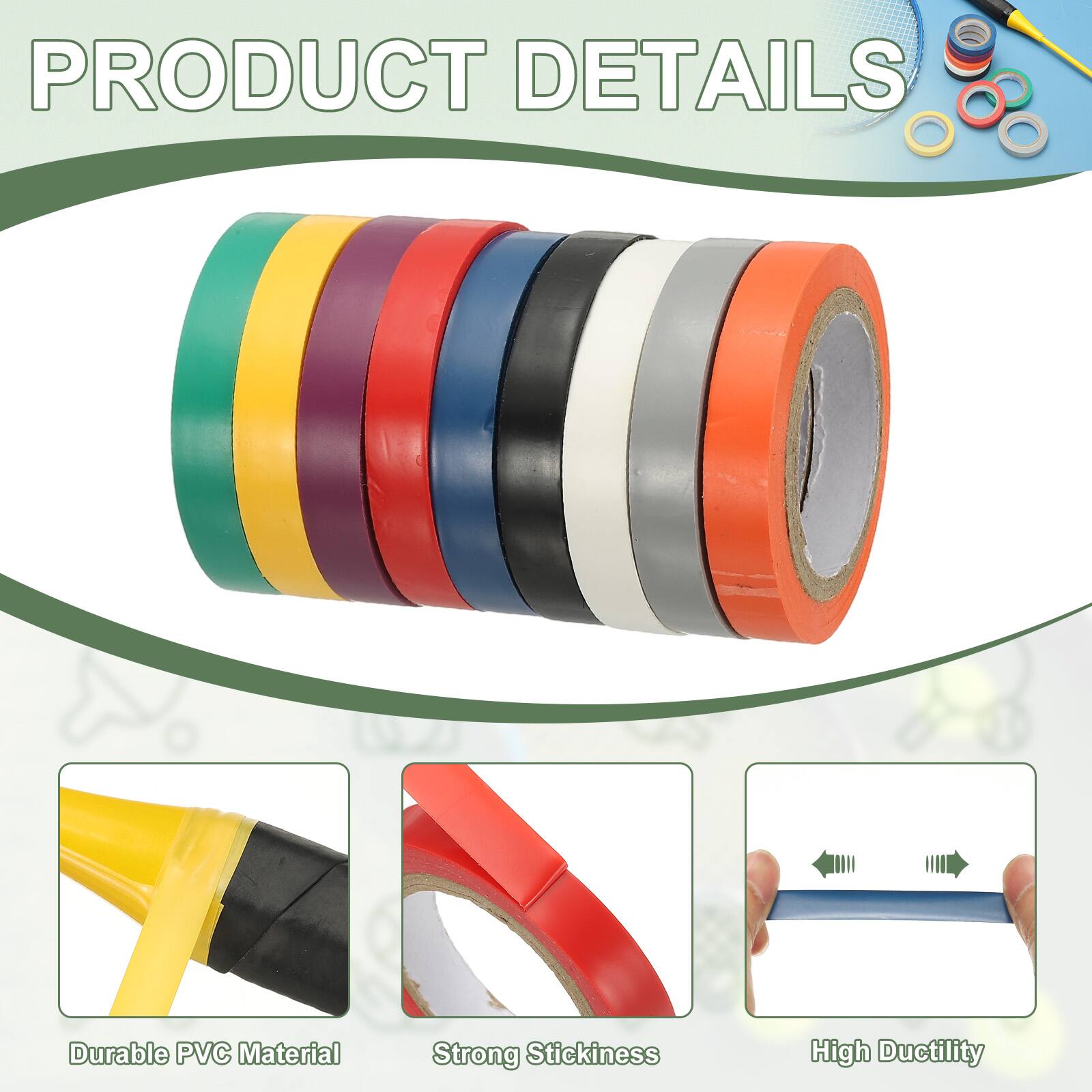 PRODUCT DETAILS

- Durable PVC Material
- Strong Stickiness
- High Ductility