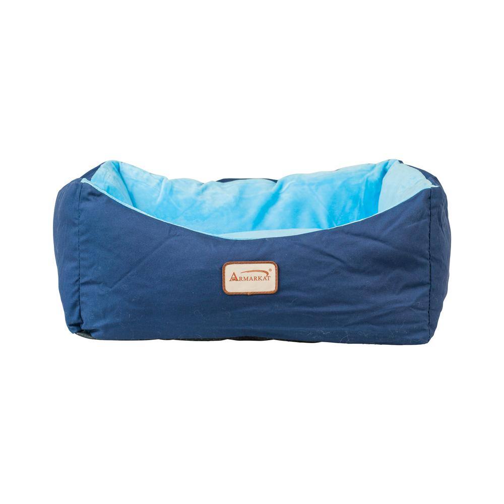 Alt View 6. Armarkat - Pet Bed Blue - Blue.