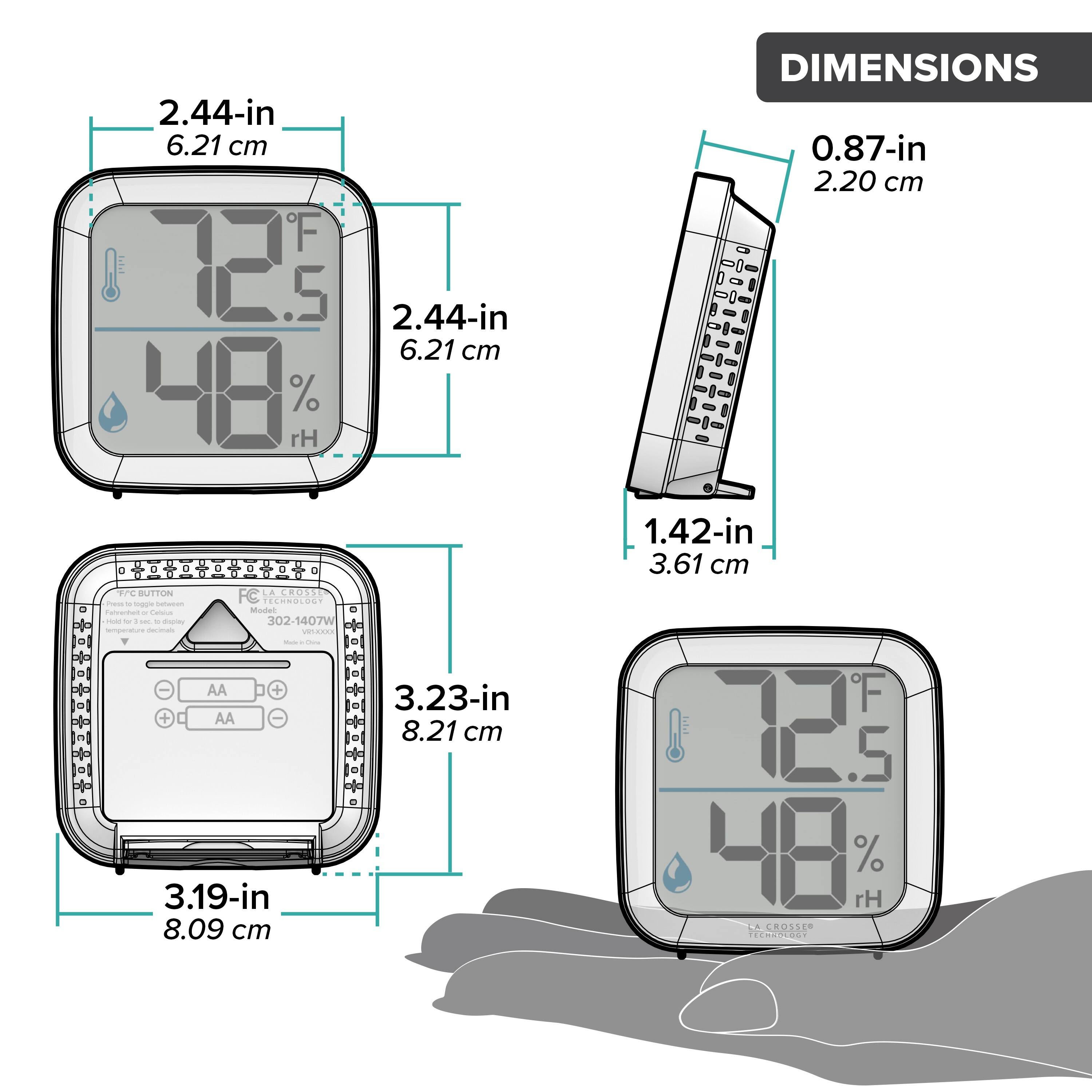 2.44-in 6.21 cm  
F 72.5  
rH 48%  

DIMENSIONS  
0.87-in 2.20 cm  
1.42-in 3.61 cm  
3.23-in 8.21 cm  
3.19-in 8.09 cm  

SUTTON LA CROSS FC  
ECHULOGT  
302-1407W  

CRUSSER T MEEOLY