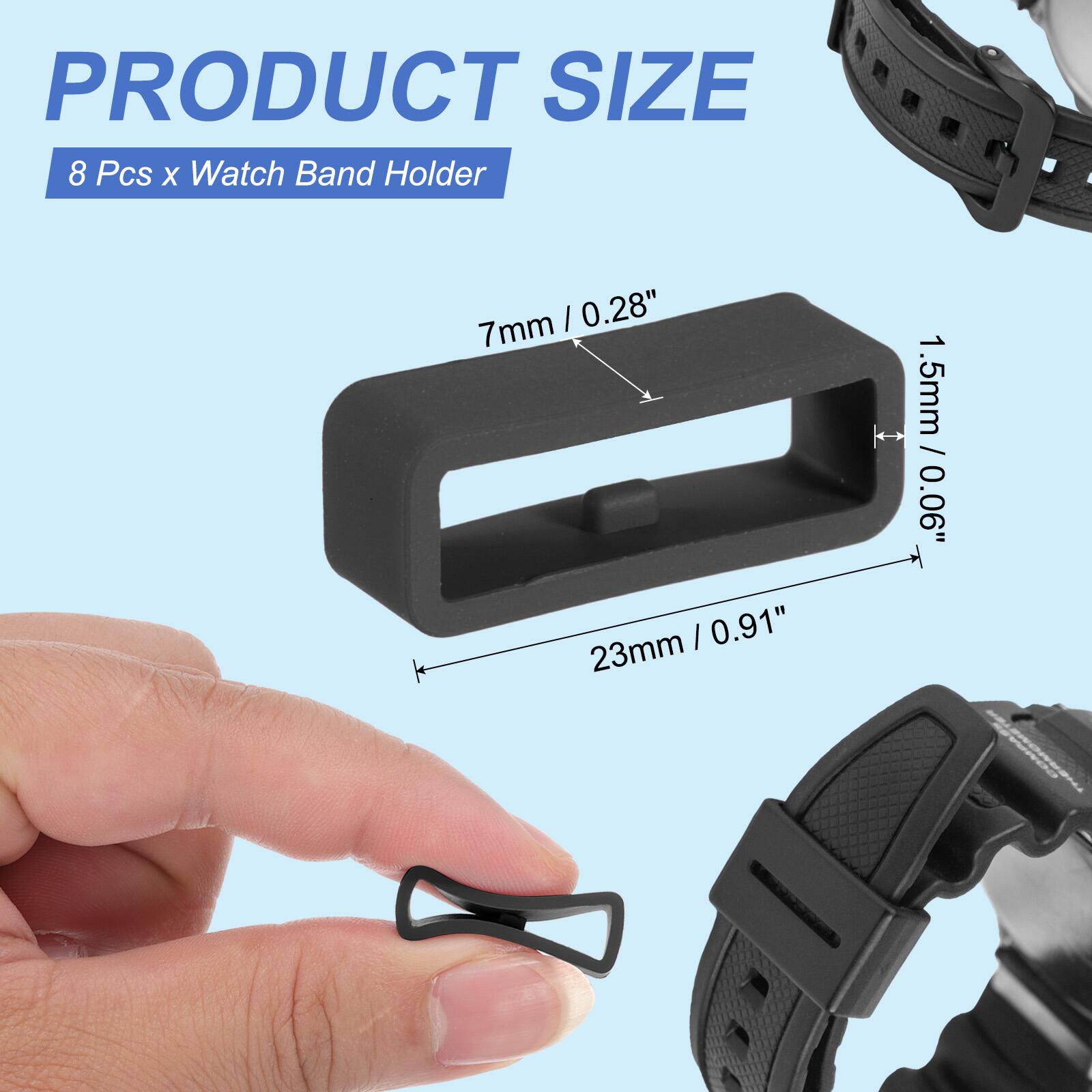 PRODUCT SIZE  
8 Pcs x Watch Band Holder  
7mm / 0.28"  
1.5mm / 0.06"  
23mm / 0.91"
