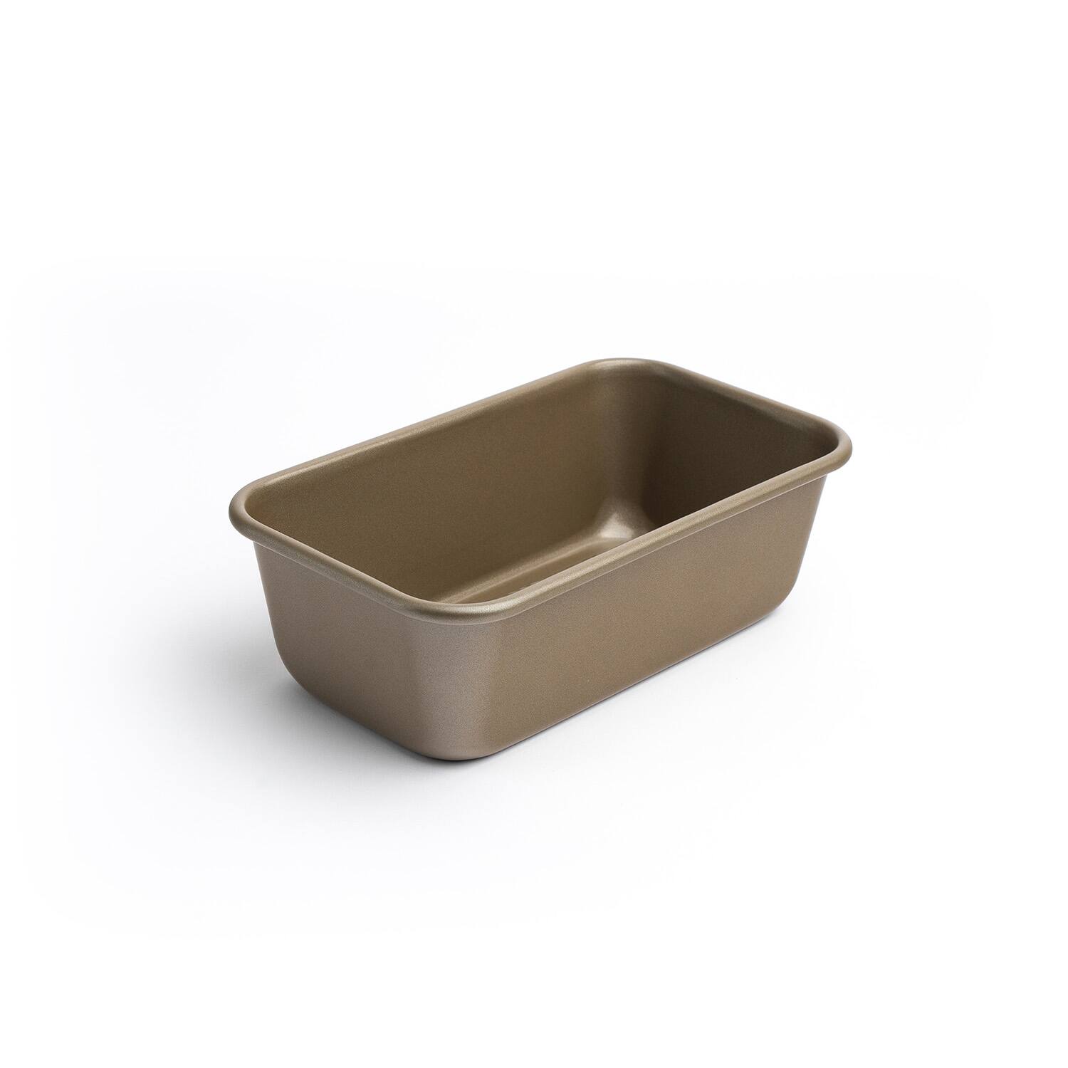Alt View 1. Cuisipro - 9.5 x 2.75-Inch Steel Nonstick Loaf Baking Pan - Brown.