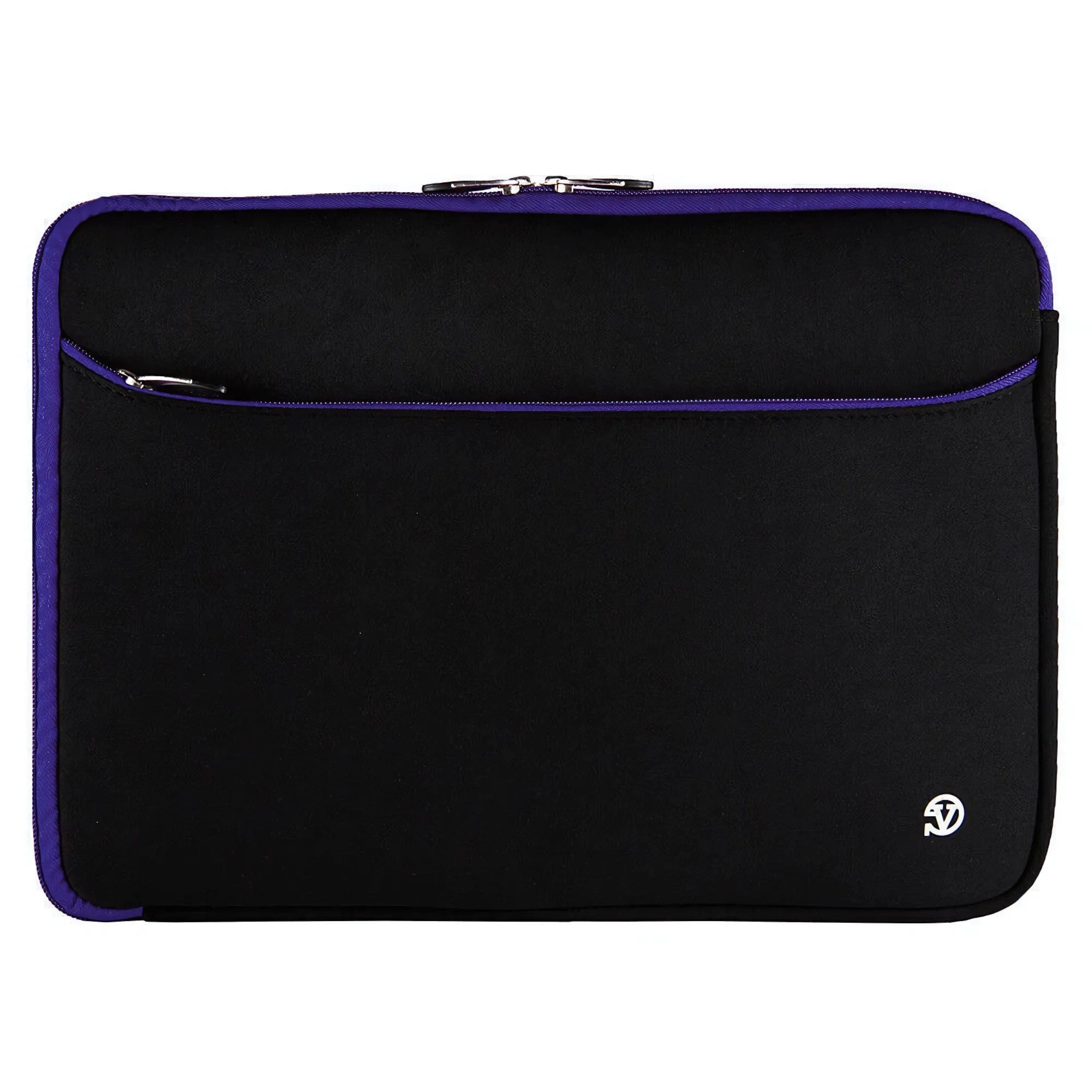 Kitcheniva - Universal Laptop Neoprene Sleeve Carry Case Zipper Bag 13" - Black/Blue
