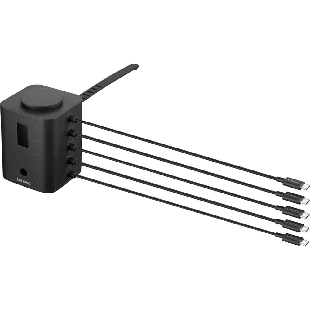 Alt View 3. Lenovo - Chrome Smart Charger 40G0SC65WW - Black.