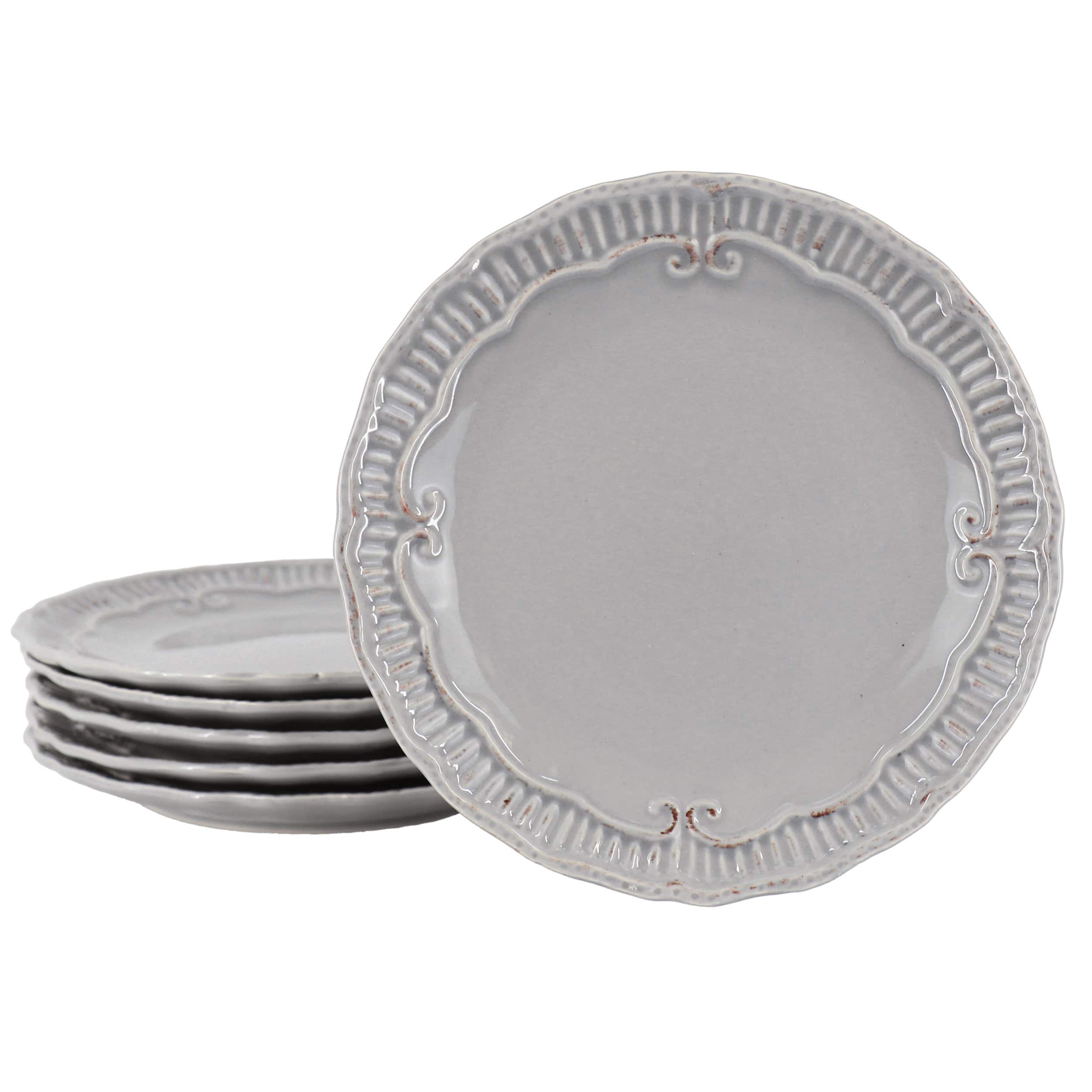 Gibson Modern Southern Home Capri Dessert Plate Set - Thumbnail 3