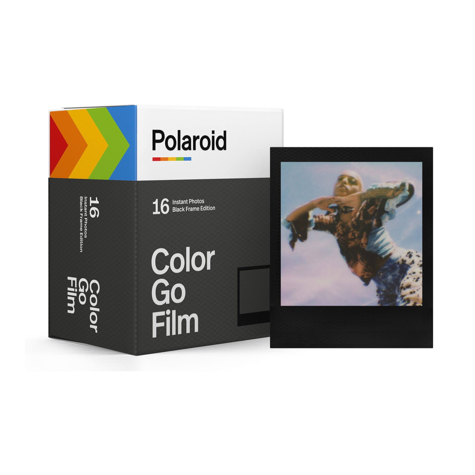 Polaroid Color Go Film 16 Instant Photos Black Frame Edition