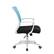 Alt View 12. CorLiving - Workspace Mesh Back Office Chair - Teal and White.