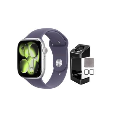 Apple Watch Series 11 (GPS) 46mm Silver Aluminum Case with Purple Apple Watch Series 11 (GPS) 46mm Silver Aluminum Case with Purple
