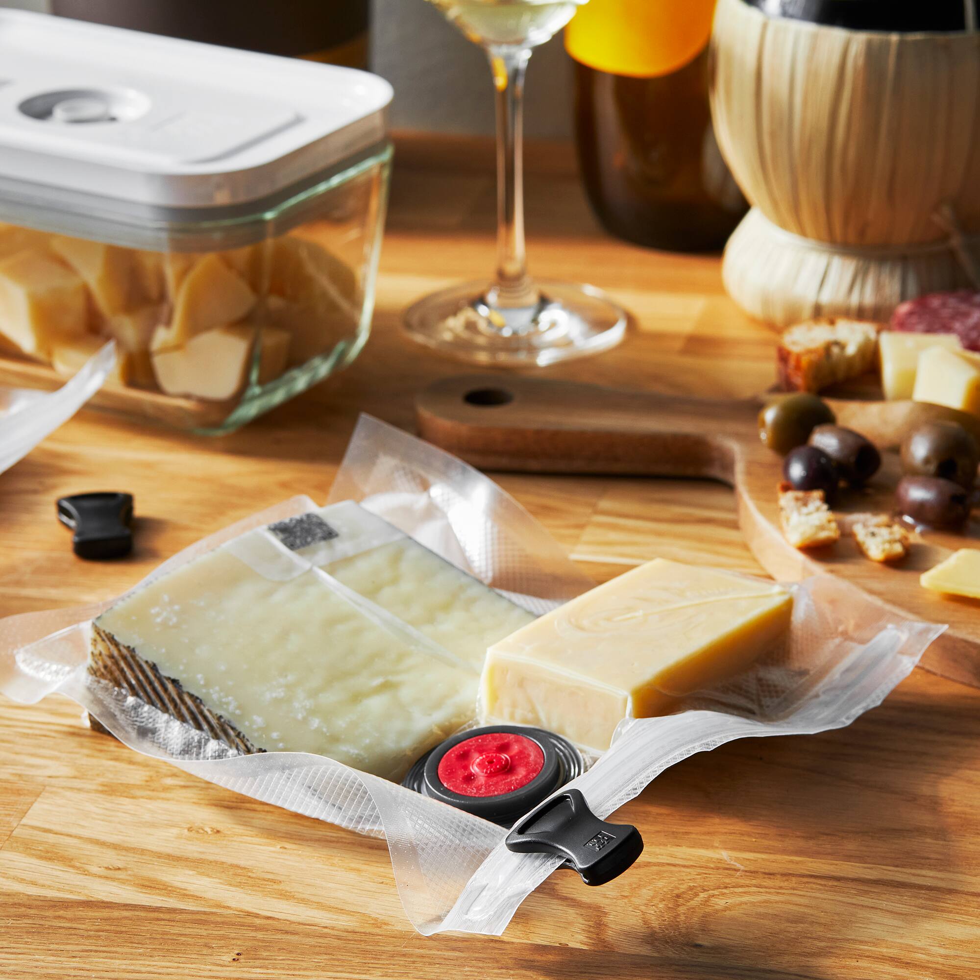 Alt View 8. ZWILLING - ZWILLING Fresh & Save 3-pc Vacuum Wine Sealer (Set of 3), Gift Set - Stainless Steel.