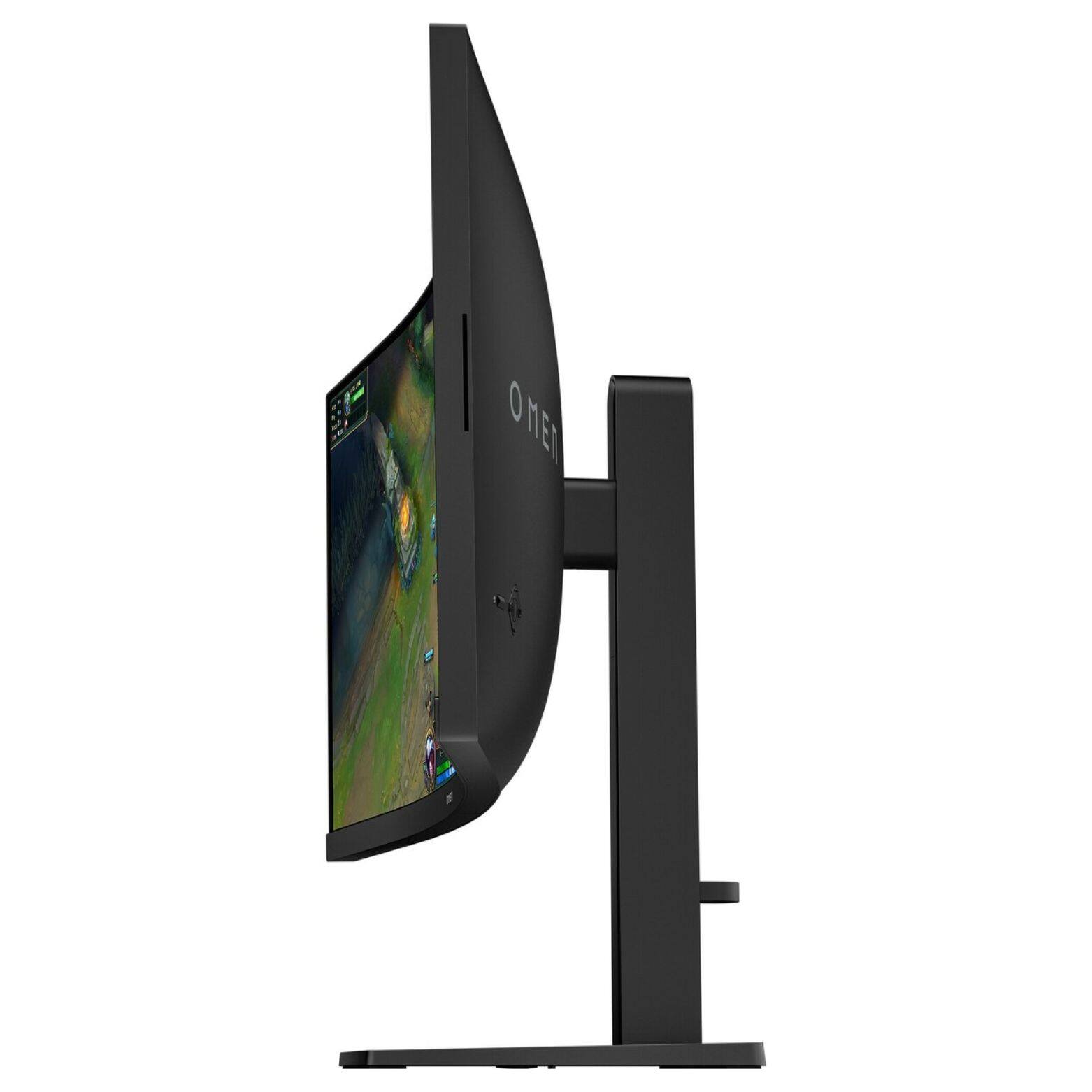 Alt View 4. HP - OMEN 34c G2 34" WQHD 180Hz Curved Gaming Monitor 21:9, 1ms, 1500R, 2 x 3 W Speaker, Tilt and Height Adjustable - Black.