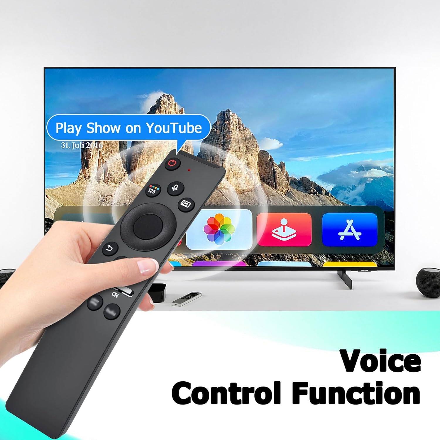 Play Show on YouTube  
31. Juli 2016  
5 123 V A CH  
Voice Control Function