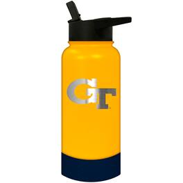 Great American Products - Georgia Tech Yellow Jackets 32oz. Logo Thirst Hydration Water Bottle - Multicolor