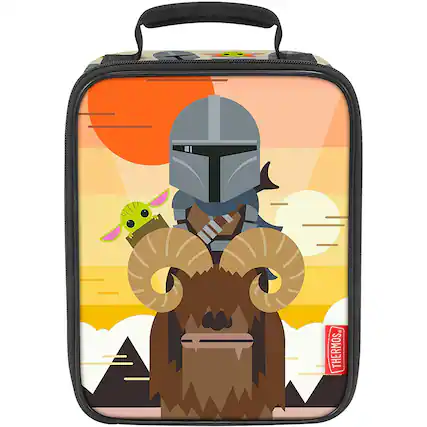 Front. Thermos - Thermos Kid's Soft Lunch Box - Mandalorian - Mandalorian.