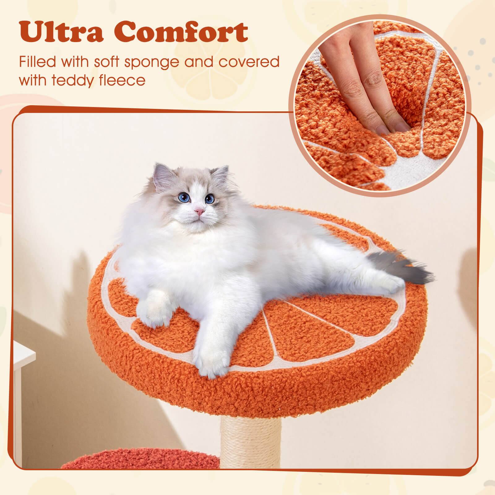 Ultra Comfort  
Filled with soft sponge and covered with teddy fleece