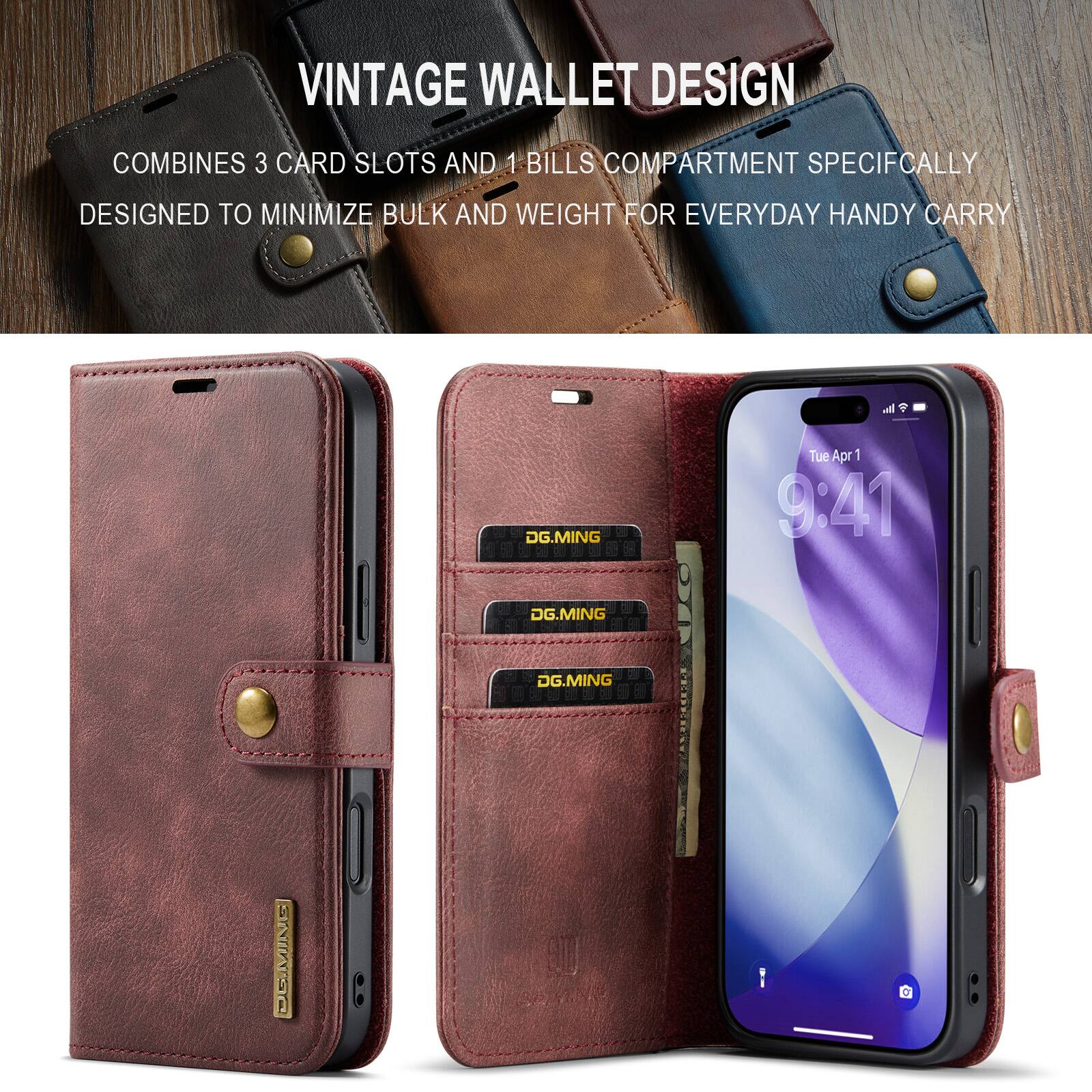 VINTAGE WALLET DESIGN

COMBINES 3 CARD SLOTS AND 1 BILLS COMPARTMENT SPECIFICALLY DESIGNED TO MINIMIZE BULK AND WEIGHT FOR EVERYDAY HANDY CARRY