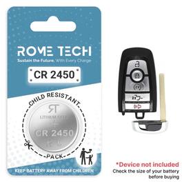 RomeTech - Replacement Battery for Key Fob - Ford F-150 2018-2023