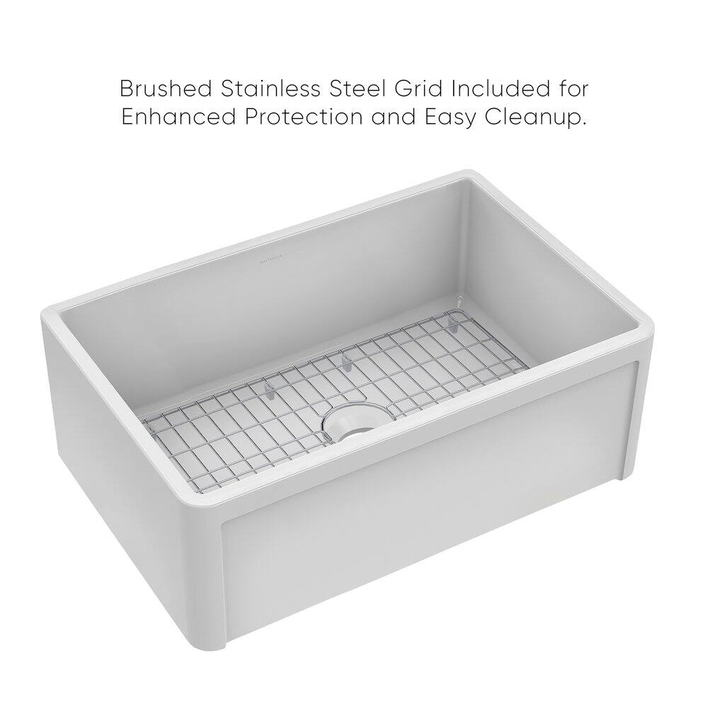 Brushed Stainless Steel Grid Included for Enhanced Protection and Easy Cleanup.
