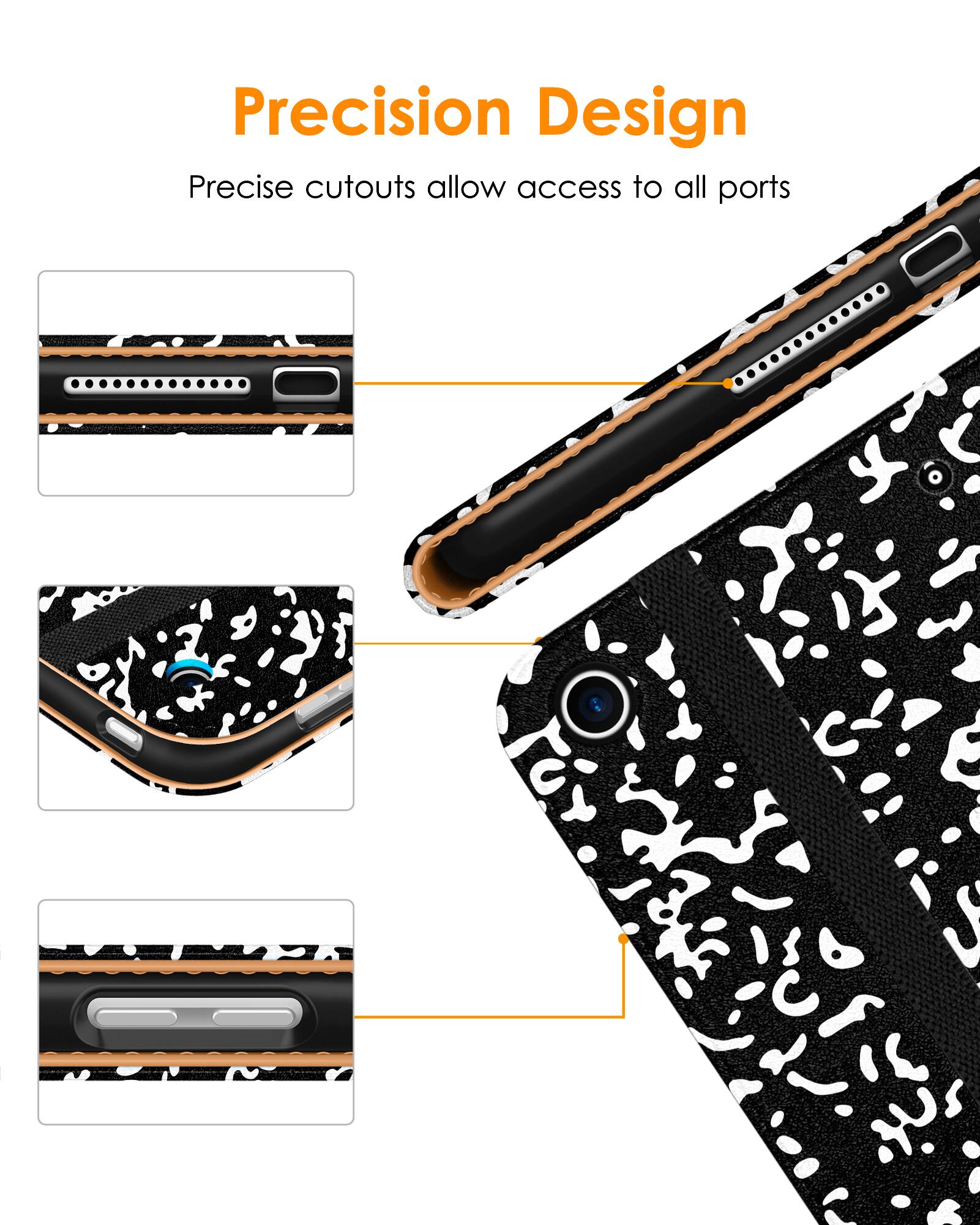 Precision Design  
Precise cutouts allow access to all ports