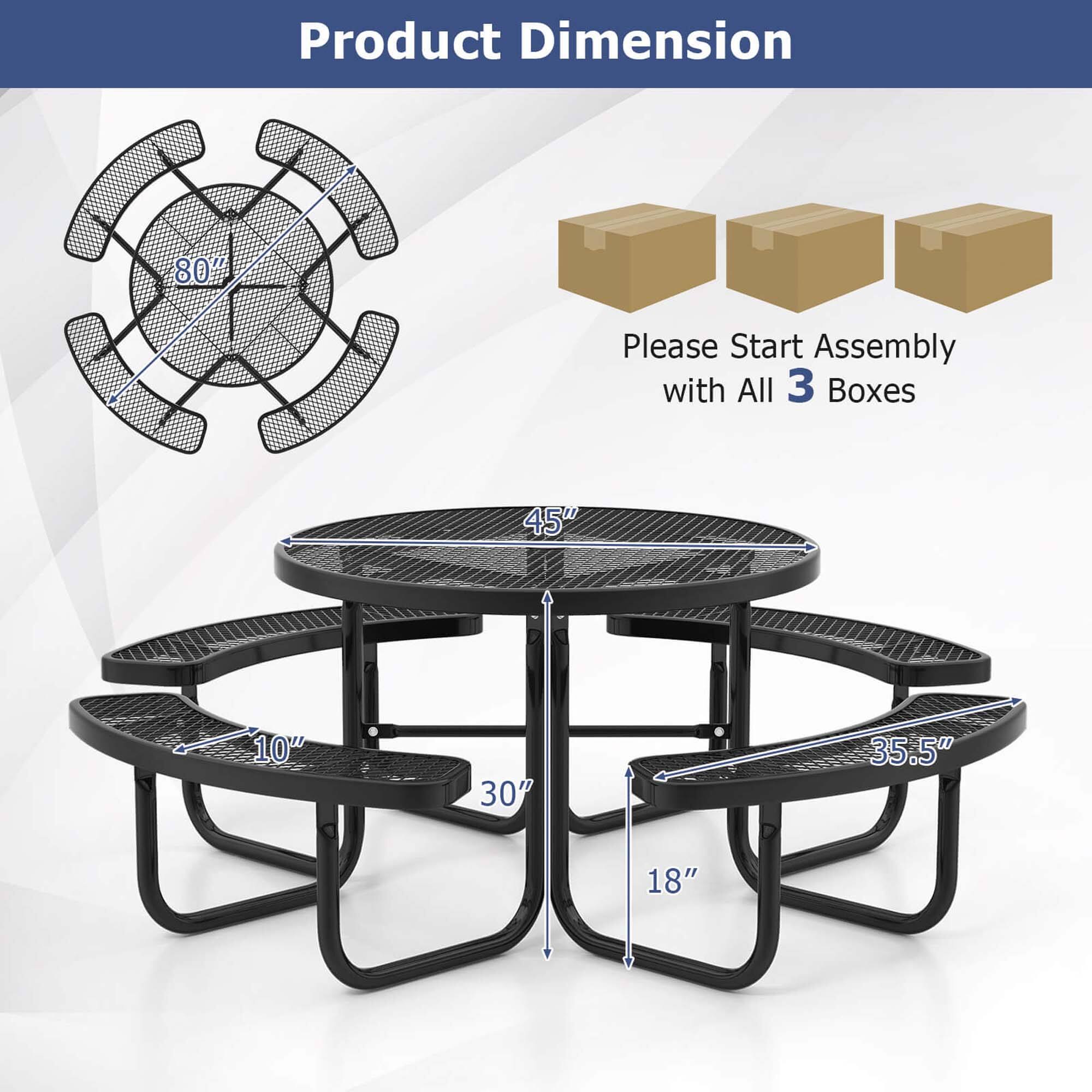 Product Dimension

Please Start Assembly with All 3 Boxes

45"
10"
30"
35.5"
18"