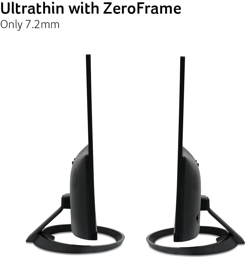 Ultrathin with ZeroFrame
Only 7.2mm