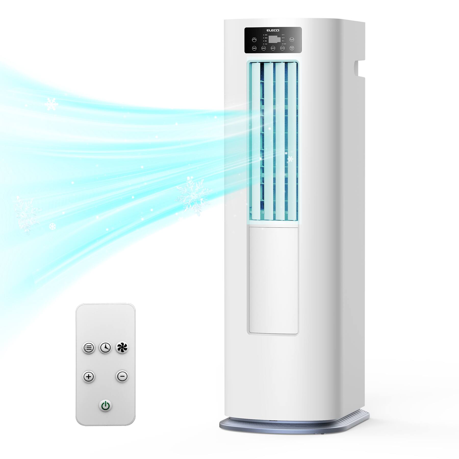 Alt View 6. Airplus - 12000 BTU Portable Air Conditioner with Heater and Remote - White.