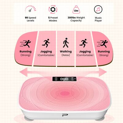 KERDOM Vibration Plate Gym Music Player Function, Full Body KERDOM Vibration Plate Gym Music Player Function, Full Body