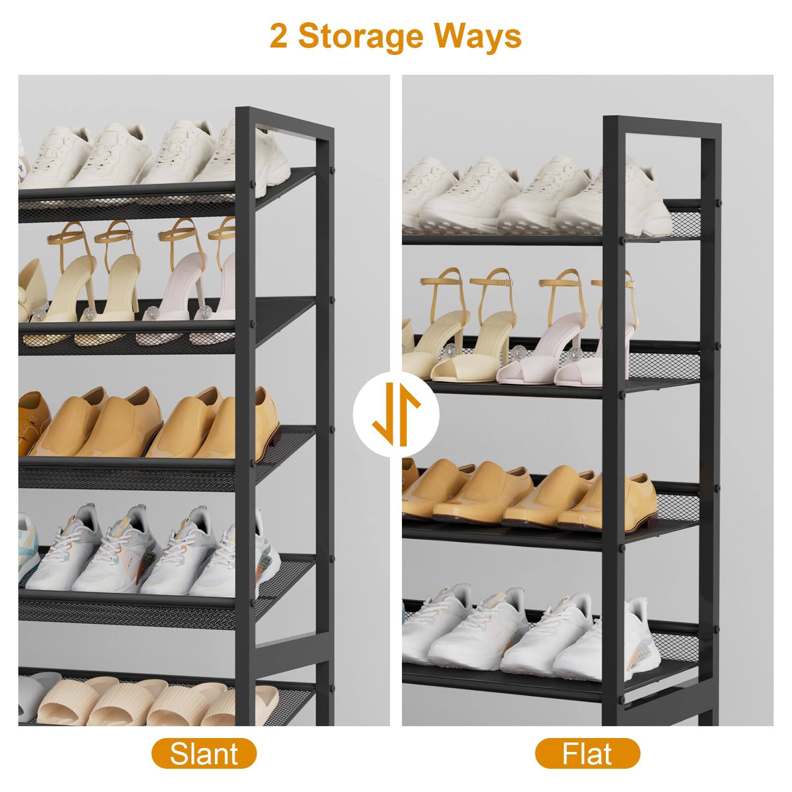 2 Storage Ways

Slant

Flat