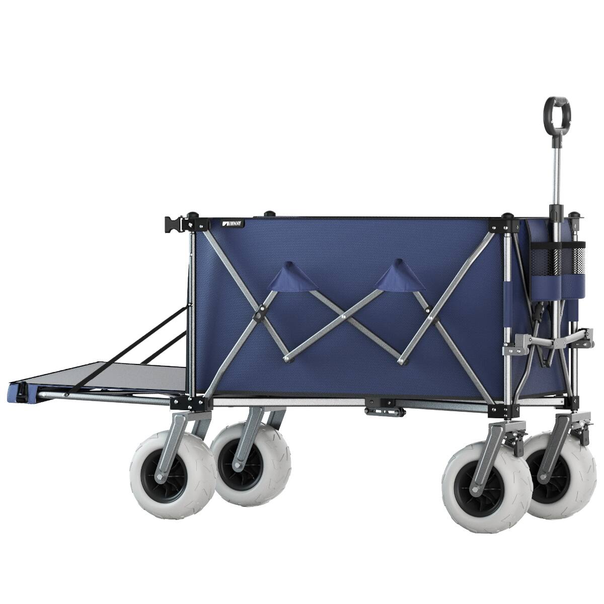 Alt View 2. Loheer - Loheer 300L Beach Wagon, 500 lb Heavy Duty Beach Cart with Expandable Tailgate and All Terrain Wheels.