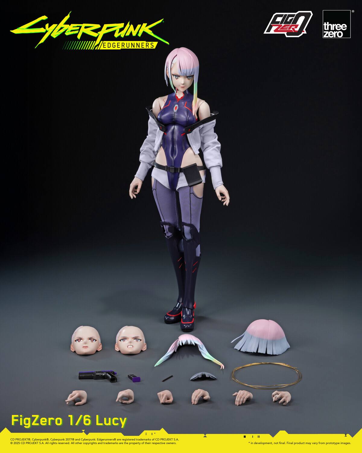 LYBERFUNK EDGERUNNERS . FE9 CIG NER three zero FigZero 1/6 Lucy - 1 O PROJECTO Cyberpunk lrpun 2027 aru Cyberpunk Beennuepb - registered trademarks a 12 PROJEKT A2 d AAH 2D PROJEKT A All rights reserved Nl other copyrights and trademarks - the property of their respective C a - i development, not final Final Faulbon y THY from prototype images