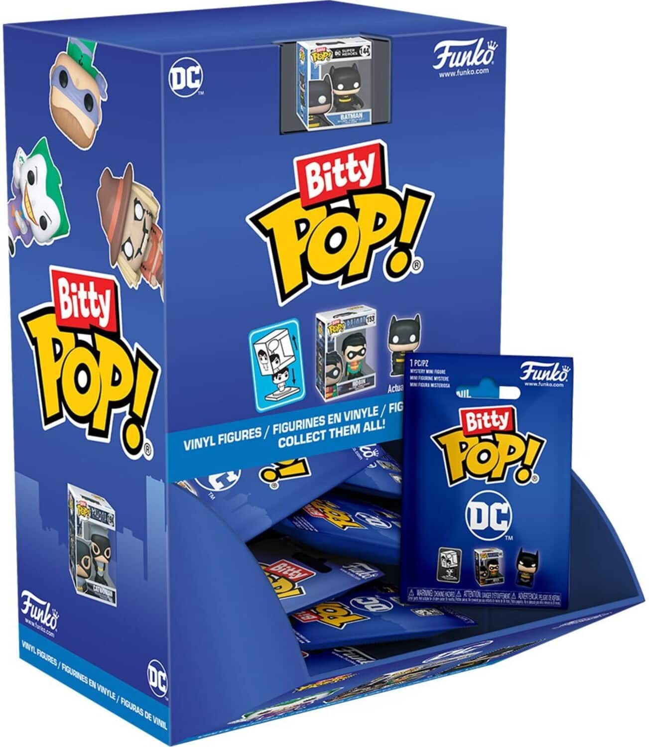 FUNKO BITTY POP!: DC - 36PC (One Bitty Pop Per Purchase) - COLLECTABLES - Multicolor
