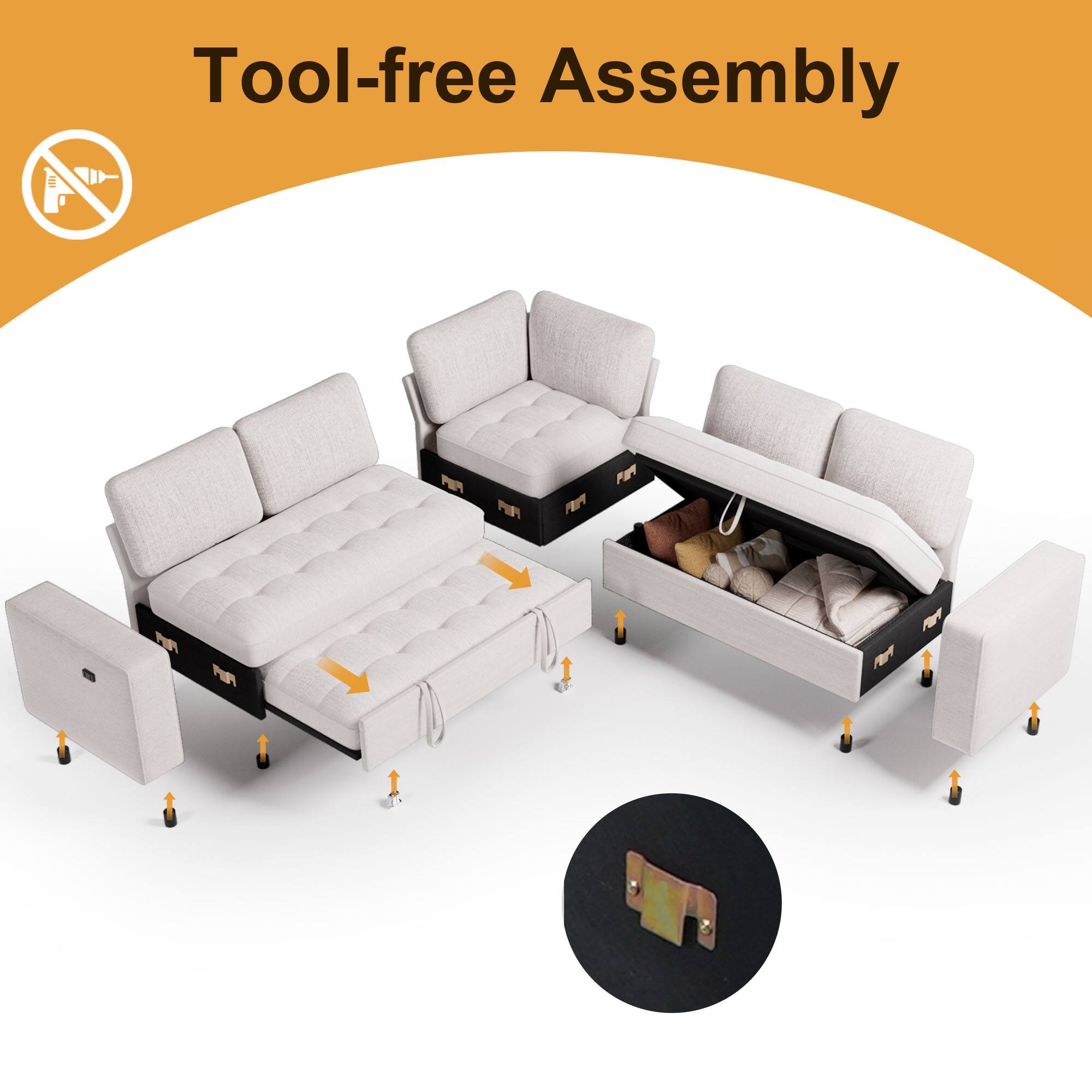 Tool-free Assembly