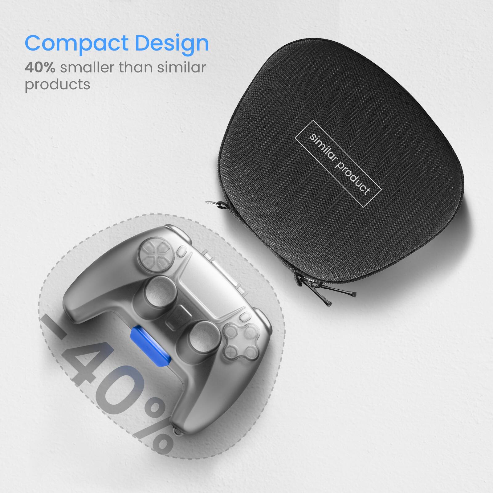 Compact Design: 40% smaller than similar products.