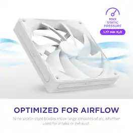 NZXT - F140 Quiet Airflow PWM Case Fan - White