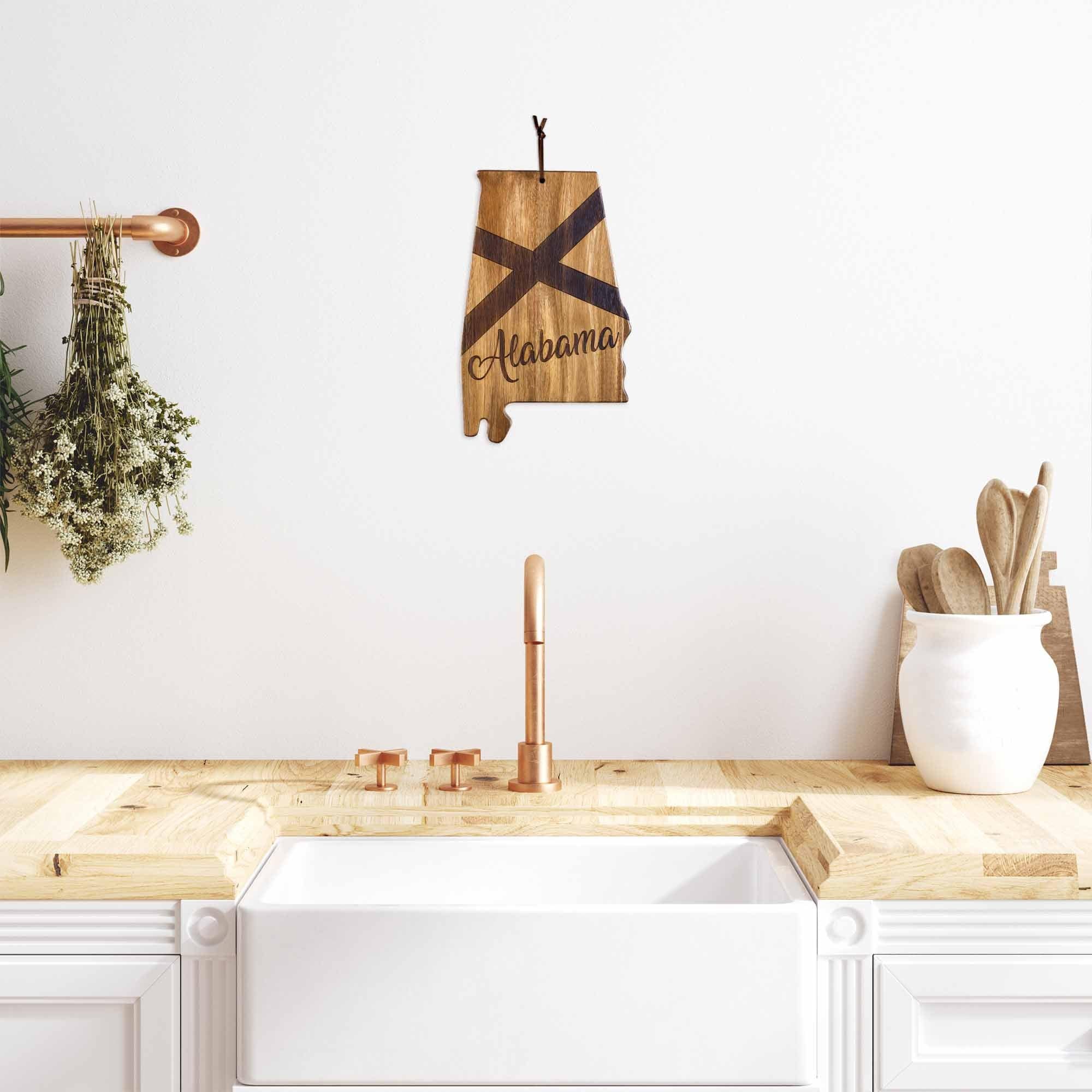 Left. Rock & Branch - Origins Series Alabama Cutting Board.