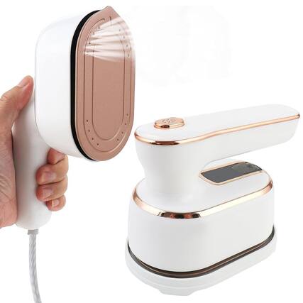 Front. Forest'nSky - 1000W Handheld Steamer with 180° Rotating Handle, 10s Heat Up, Wrinkle Remover for Home & Travel,White - White.