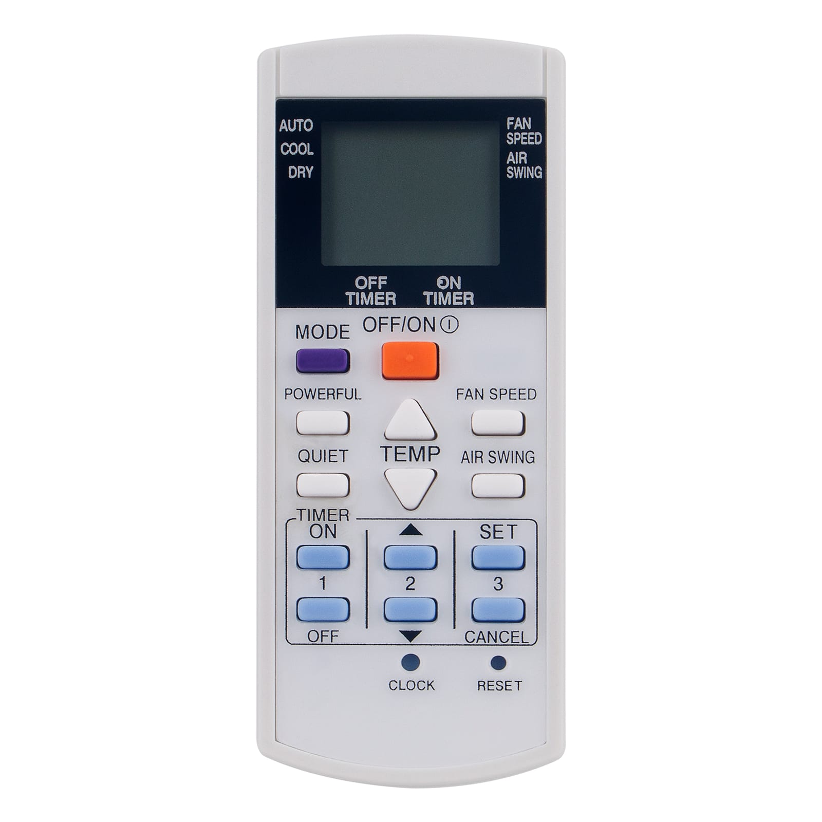 ZdalaMit - Replacement Remote fit for Panasonic Air Conditioner AC A/C A75C2606 A75C2628 A75C2656 A75C2658 - White