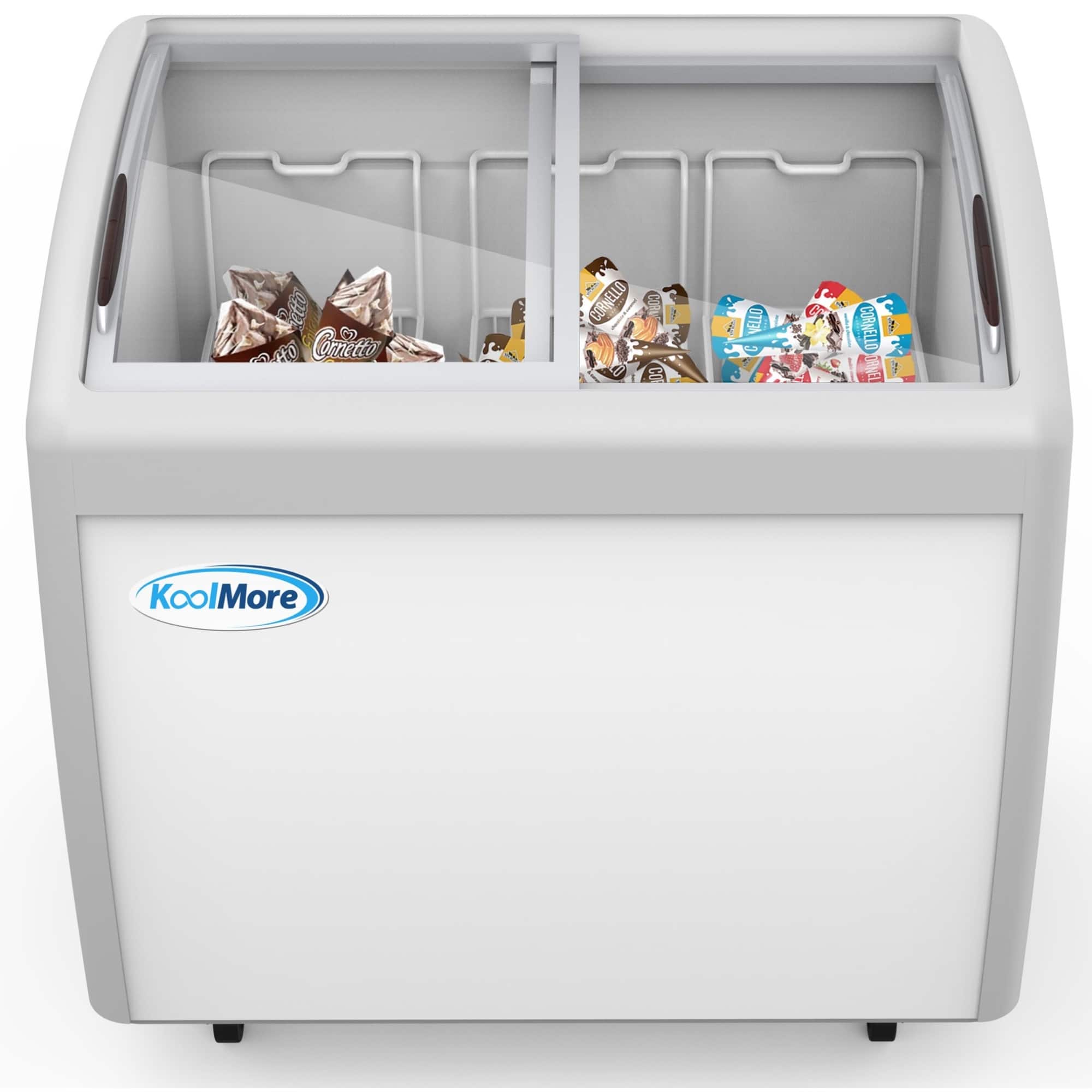 Koolmore - 40 in. Display Ice Cream Freezer - 9 cu ft. MCF-9C - White