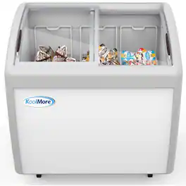 Koolmore - 40 in. Display Ice Cream Freezer - 9 cu ft. MCF-9C - White