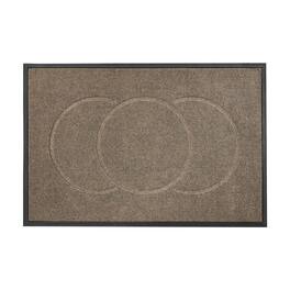 VEVOR - Front Door Mat, 47 x 32 in Commercial Floor Mat for Indoor and Outdoor, Modern Stylish Carpet with TPE Backing - Brown