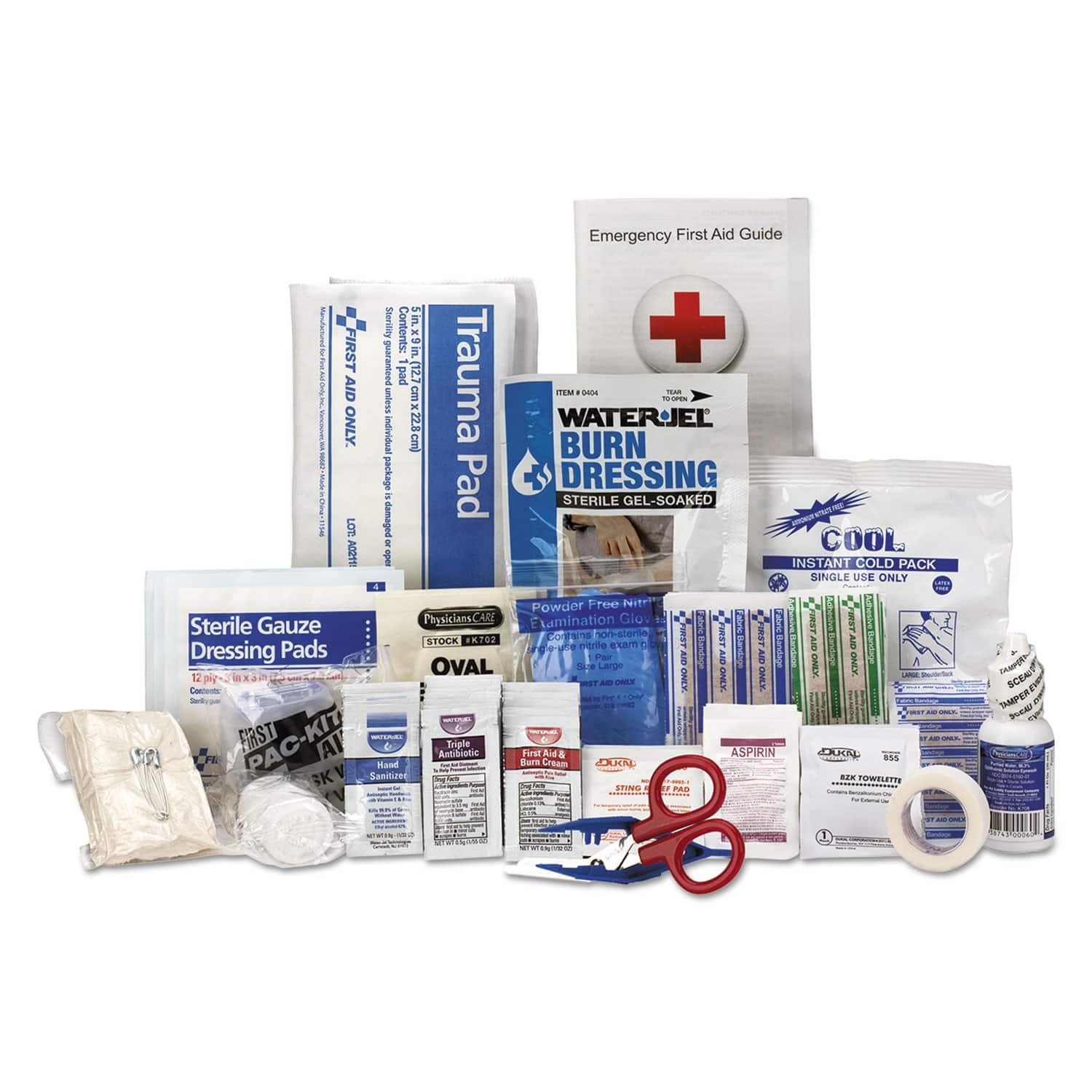 First Aid Only - 25 Person Ansi A+ First Aid Kit Refill, 141 Pieces - Multicolored