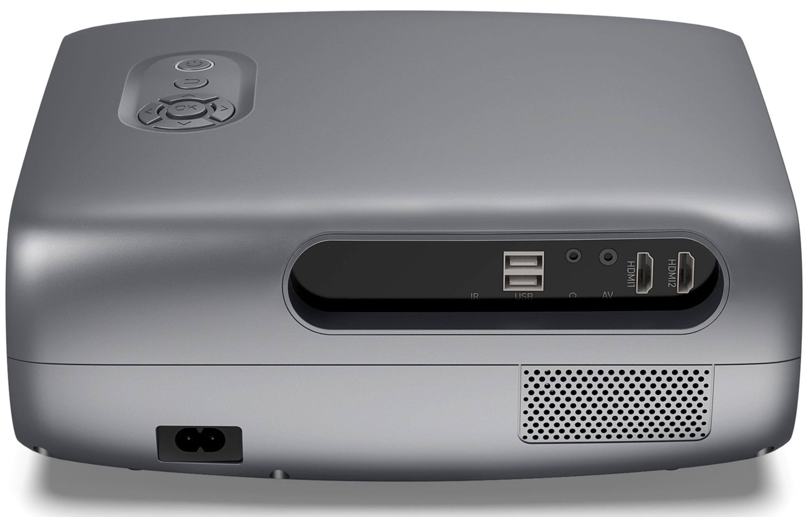 The text on the image reads "HDMI1 HDMI2 IR USR C AV".