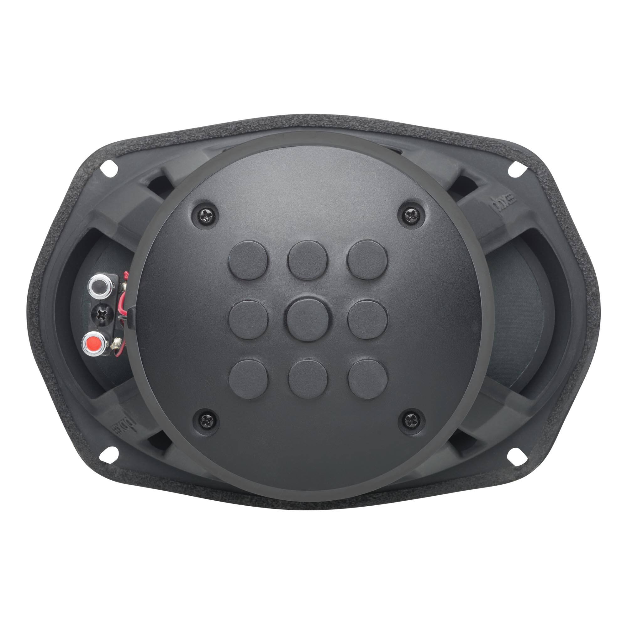 Alt View 5. Powerbass - PowerBass PBX-PRO69CD - 6x9" Pro Mid Range with Compression Horn Tweeters, Pair - 150Wrms / 300Wmax - 4 ohm - Black/Gray.